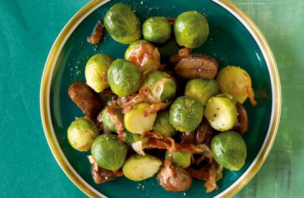 Maronen-Rosenkohl Pfanne
