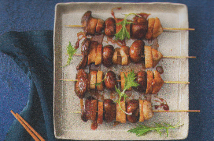 Pilz-Yakitori